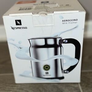 Nespresso Aeroccino + Plus 3192-US Automatic Electric Milk Frother Stainless New
